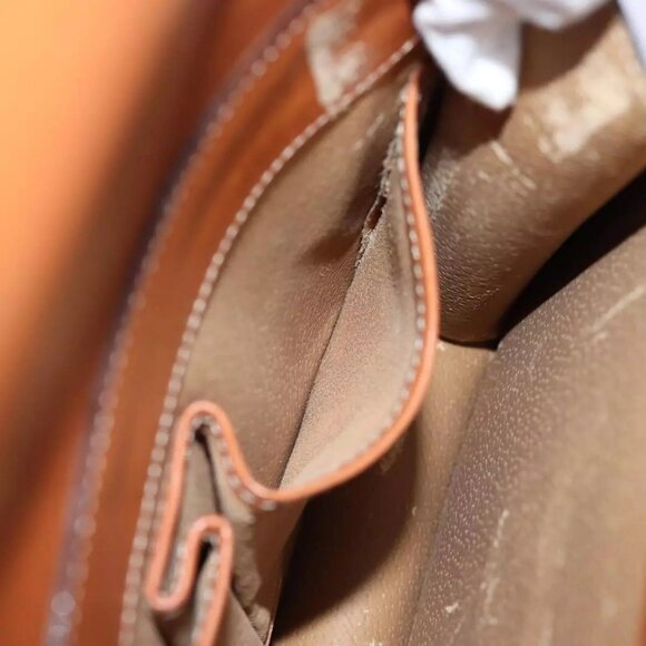 CELINE Macadam Canvas Hand Bag Beige Auth - Picture 14 of 16